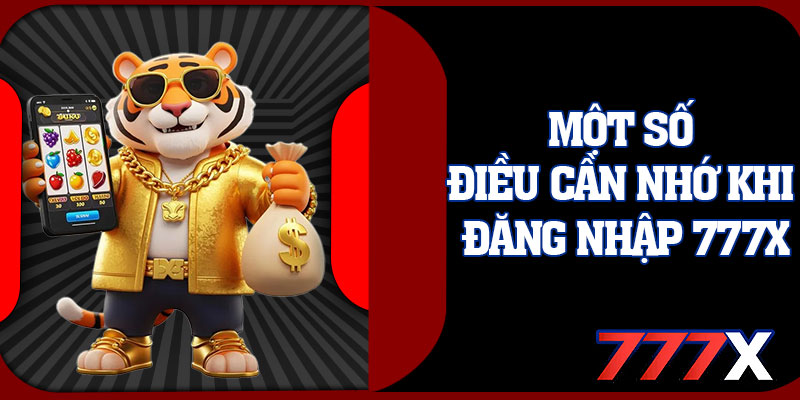 Một Số Điều Cần Nhớ Khi Đăng Nhập 777x